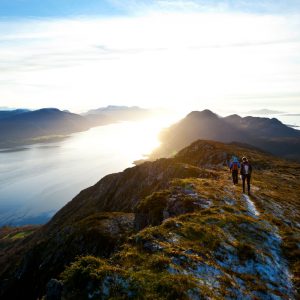hiking through mountains - mission