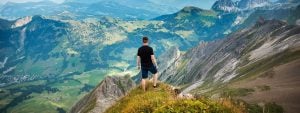 man on mountain - shop