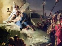 Domenica del Gaudete – Gioa dell’Avvento e Giovanni Battista tempted by devil in desert temptation christ trials augustine body