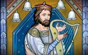 saul jonathan friendship friend king david playing harp lyre aelred