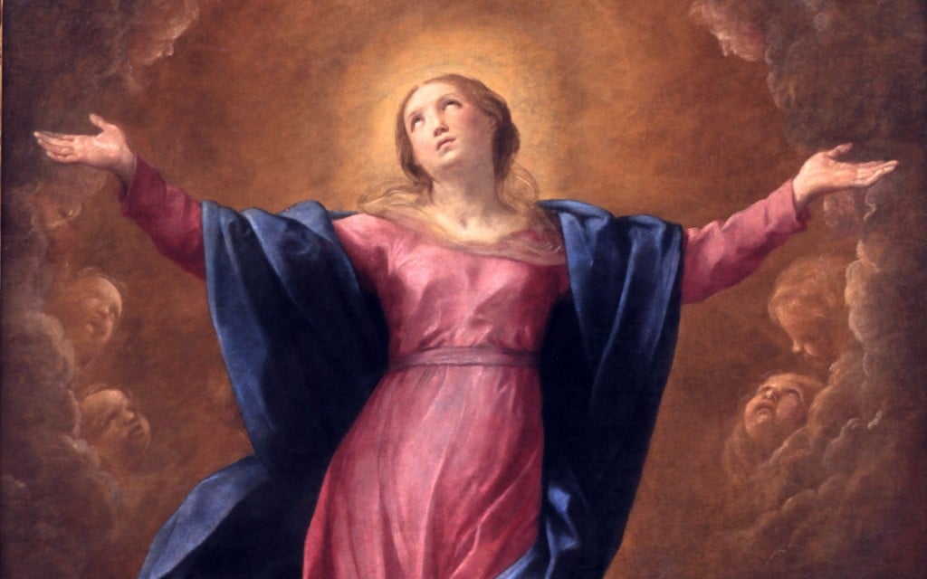 _Virgin Mary, Mother of the Re-created World -- St. Anselm - 1 - Mary in the Sky