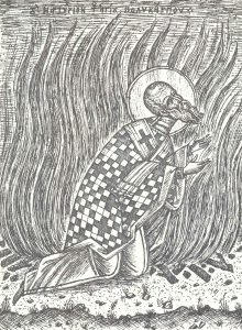martyrdom polycarp smyrna martyr February 23
