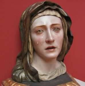 Bernard of Clairvaux martyrdom Virgin Mary heart pierced by a sword Simeon Feast of Our Lady of Sorrows September 15.