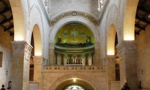 Catholic Holy Land Pilgrimage Tour Mt. Tabor apse transfiguration