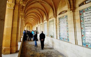 church pater noster cloister Jerusalem power of Catholic pilgrimage tour rome italy holy land