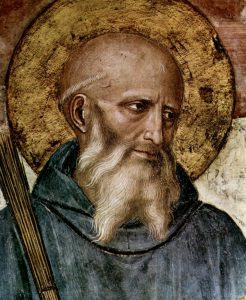 St. Benedict of Nursia patron of Europe civilization ora et labora