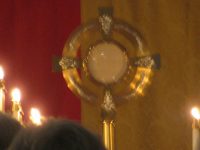 host monstrance eucharist mass sacrifice