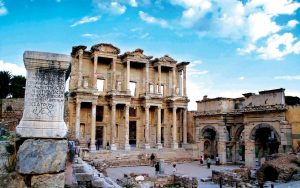 ruins library of ephesus ignatius of antioch - ignatius of antiochs letter to the ephesians