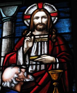 real presence eucharist early church cyril