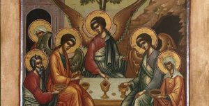 holy trinity icon 3 angels