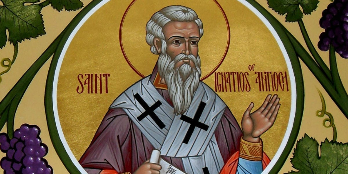 ignatius divinity humanity catholic church martyr apostolic father of the church facebook