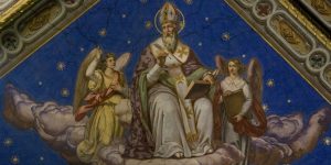 st. ambrose milan advice on prayer praying asking whole body of Christ rivers living waters Church December 7 feast pastors pastor bishop water waters raging seas