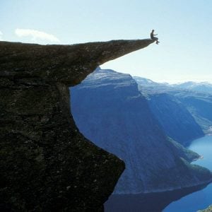 man sitting on edge of cliff Bartimaeus - the Blind Beggar with Outrageous Faith masonry