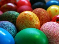 pile of easter eggs Easter - A New Beginning masonry