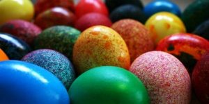 pile of easter eggs Easter - A New Beginning masonry