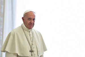 pope francis standing