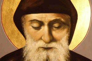 saint charbel eyes closed masonry