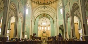 sanctuary during mass Holy Land, Holy Week masonry