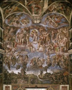 michelangelo painting old church