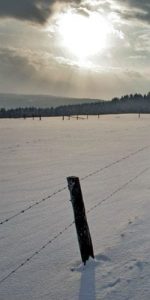 snowy field fence sun Incarnation and Human Dignity - Peter Chrysologus masonry