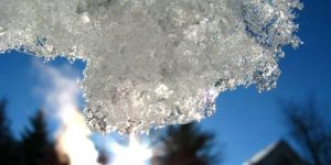 sun behind snow on a tree Value of Fasting masonry