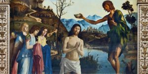 ambrose on mysteries old testament prefigurations prefigured types baptism RCIA mystagogia bitter waters spring marah namaan leper jordan moses exodus sea