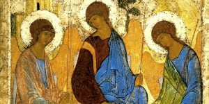 trinity icon three one God persons personal interpersonal triune dogma doctrine sunday B