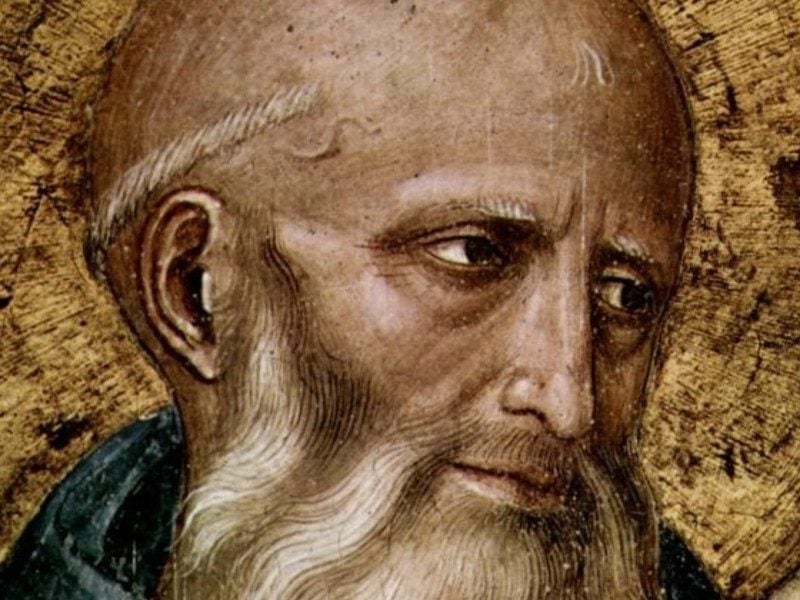 St. Benedict of Nursia patron of Europe civilization ora et labora