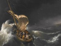 walking on water jesus storm sea of galilee peter fear not mature faith trials 19th Sunday Ordinary Time A Camminare sulle acque Gesù Pietro paura fede non matura prove 19 domenica tempo ordinario A facebook