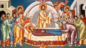 John Damascene Damascus dormition bodily assumption of Virgin Mary heaven assumed falling asleep August 15