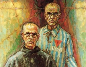 st. Maximilian Kolbe Auschwitz August 14 starvation bunker