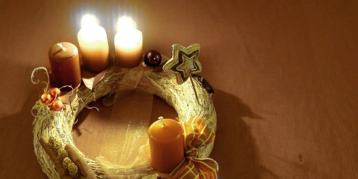 advent wreath candles prepare the way of the Lord Dr. Italy