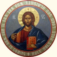 christ pantocrator circle jesus book small