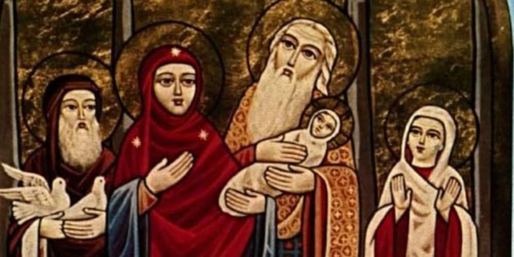 presentation simeon light candlemas coptic icon facebook Crossroads