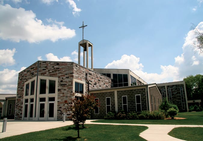 saint john vianney janesville wisconsin exterior church