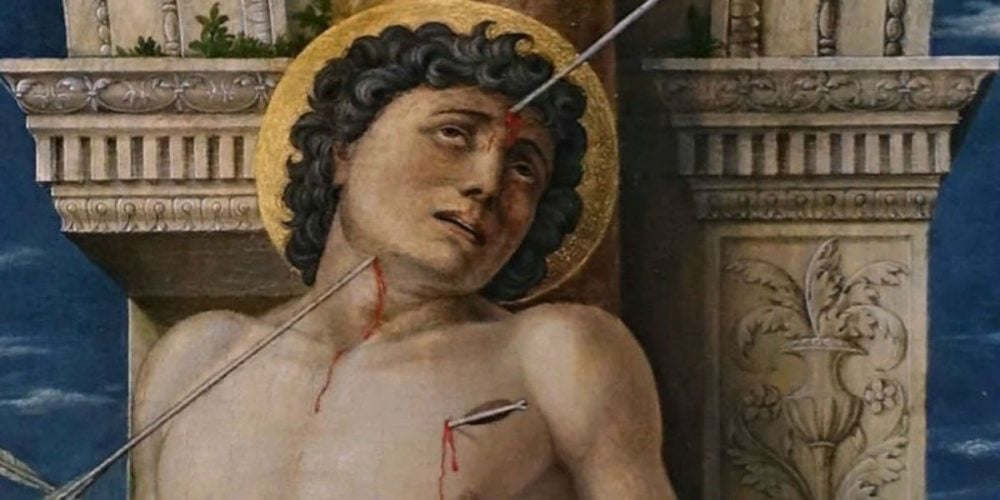 saint sebastian martyr arrows tree martyrdomfacebook Crossroads Initiative