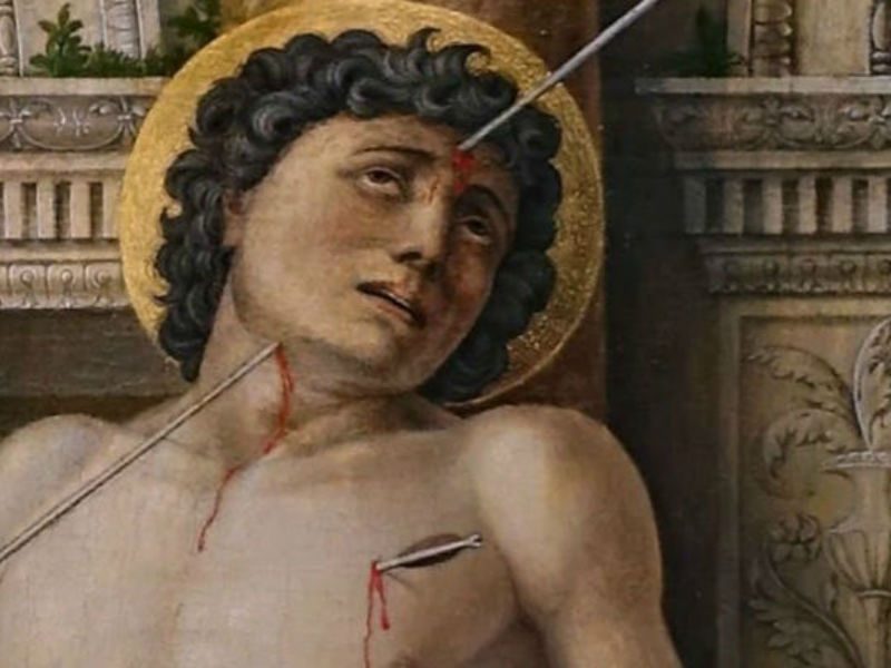 saint sebastian martyrdom wide - Crossroads Initiative