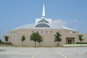 saint joseph roman catholic parish outside outdoors parking lot