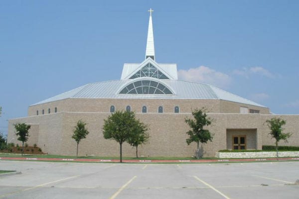 saint joseph roman catholic parish outside outdoors parking lot