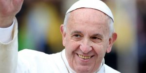 pope francis smiling waving call to holiness rejoice be glad gaudete et exsultate