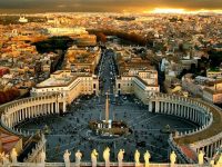 st. peter's peter pope king david bible square piazza vatican Rome pilgrimage tour italy 21st Sunday Ordinary Time A papacy keys to the kingdom Matthew 16 facebook