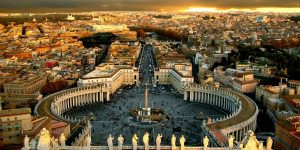 st. peter's peter pope king david bible square piazza vatican Rome pilgrimage tour italy 21st Sunday Ordinary Time A papacy keys to the kingdom Matthew 16 facebook