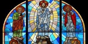 transfiguration lord jesus christ August 6 stained glass foreshadowing kingdom heaven glory anastasius sinai it is good for us to be here