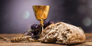 bread and grapes multiplication of the loaves and fishes