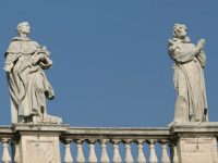 saint francis statue St Francis St Clare dealing with Clerical Corruption
