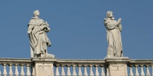 saint francis statue St Francis St Clare dealing with Clerical Corruption