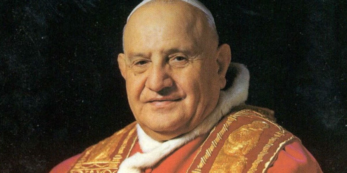 pope saint john XXIII origin of vatican 2 second council