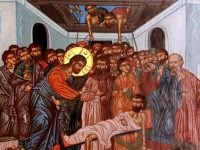 healing paralytic icon Augustine weak sick christians spiritual Paralytic negligent shepherds pastors hidden meaning of Scripture physician