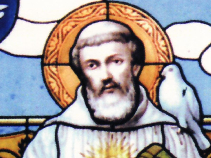 saint columbanus statue head Crossroads Initiative