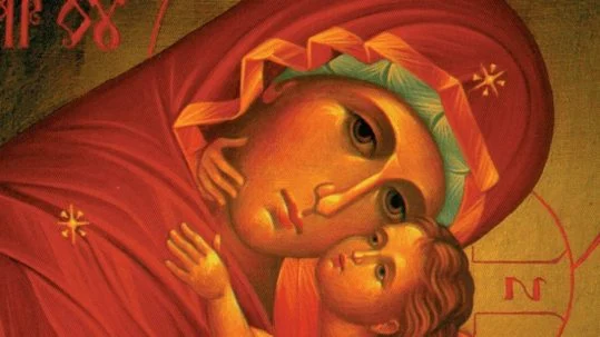 icon mary mother of God tenderness January 1 theotokos hunger for righteousness beatitudes leo the great blessed are the merciful pure in heart mercy purity